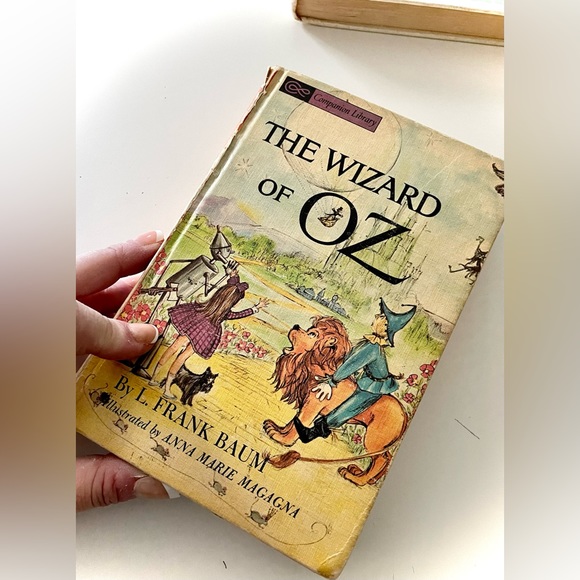 Vintage Books The Wizard of Oz L. Frank Baum/Jungle Book/WIZ split book 1963 - Picture 6 of 16